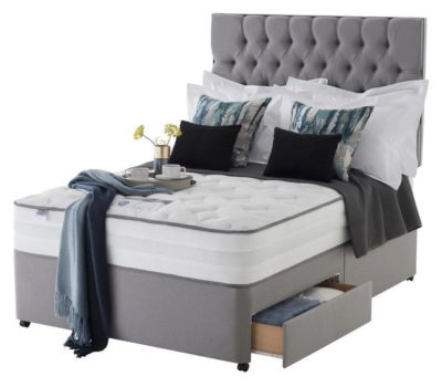Silentnight Kingfield Pocket Memory 2 Drawer Divan Kingsize
